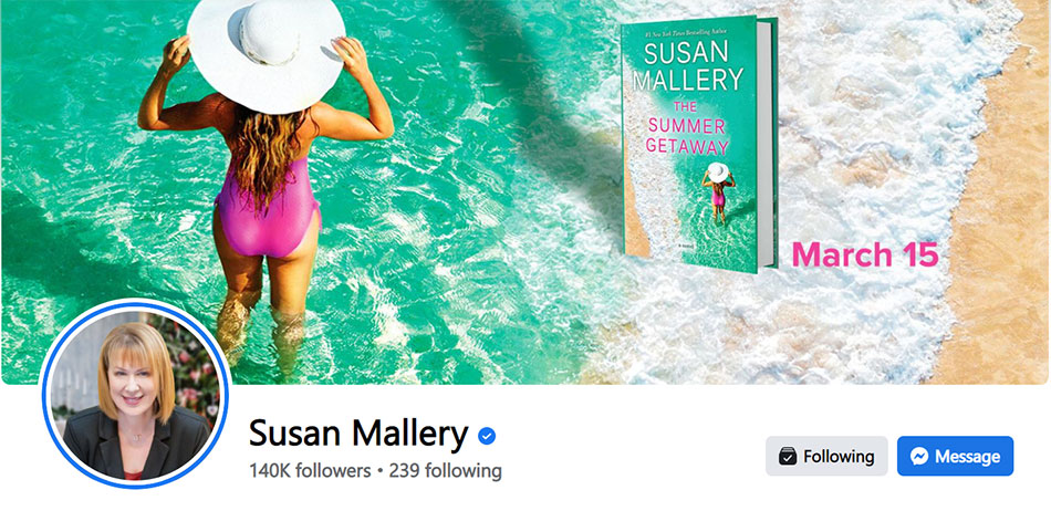 Follow Susan on Facebook